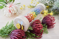 Wooden Bee Rainmaker Rattle - Kapper Kidz