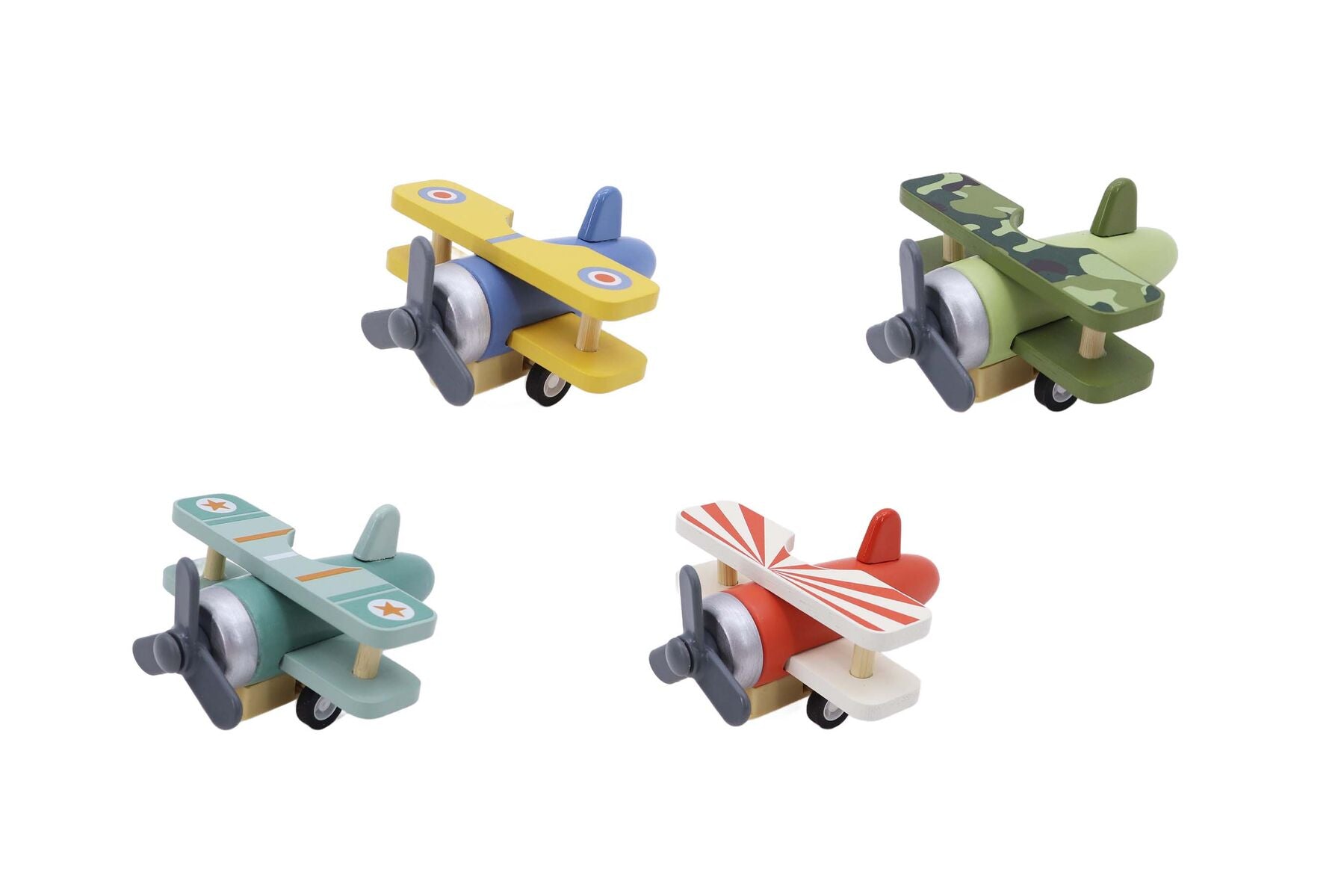 Wooden Pull Back Plane Kaper Kidz - Eleganter