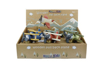 Wooden Pull Back Plane Kaper Kidz - Eleganter