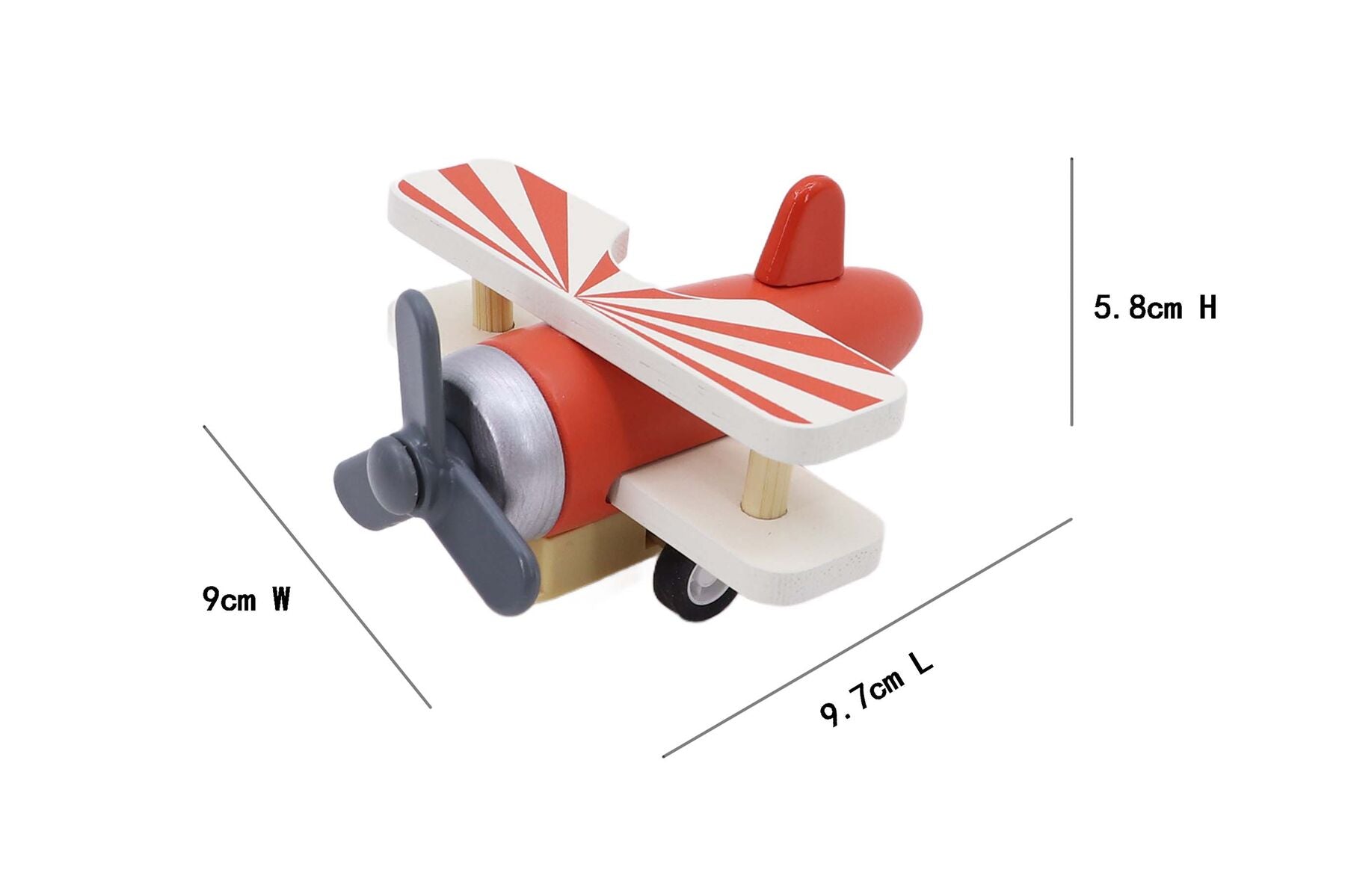 Wooden Pull Back Plane Kaper Kidz - Eleganter