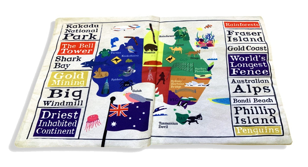 Jo & Nics Crinkly Cloth Book Australia - Mishmashed