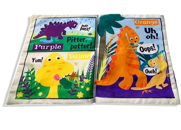 Jo & Nics Crinkly Cloth Book Dinosaurs - Mishmashed
