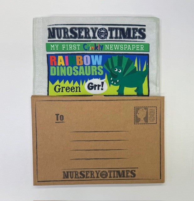 Jo & Nics Crinkly Cloth Book Dinosaurs - Mishmashed