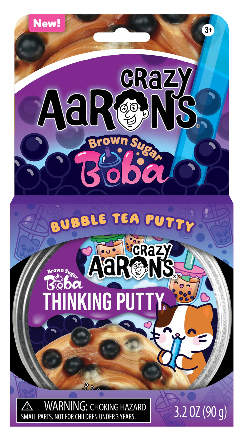 Crazy Aarons Thinking Putty Brown Suga Boba - Jazwares