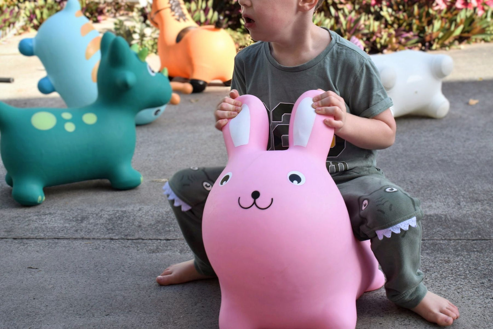 Bouncy Rider Triceratops