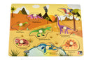 2 in 1 Dinosaur Peg Puzzle Koala Dream - Eleganter