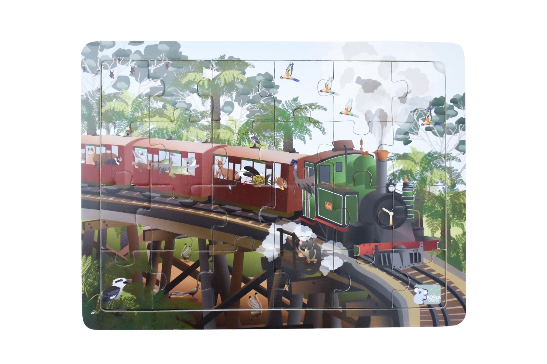 All Aboard Australian Animals Wooden Puzzle Koala Dream - Eleganter