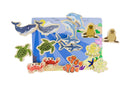 Sea Animal Wooden Chunky Puzzle - Eleganter