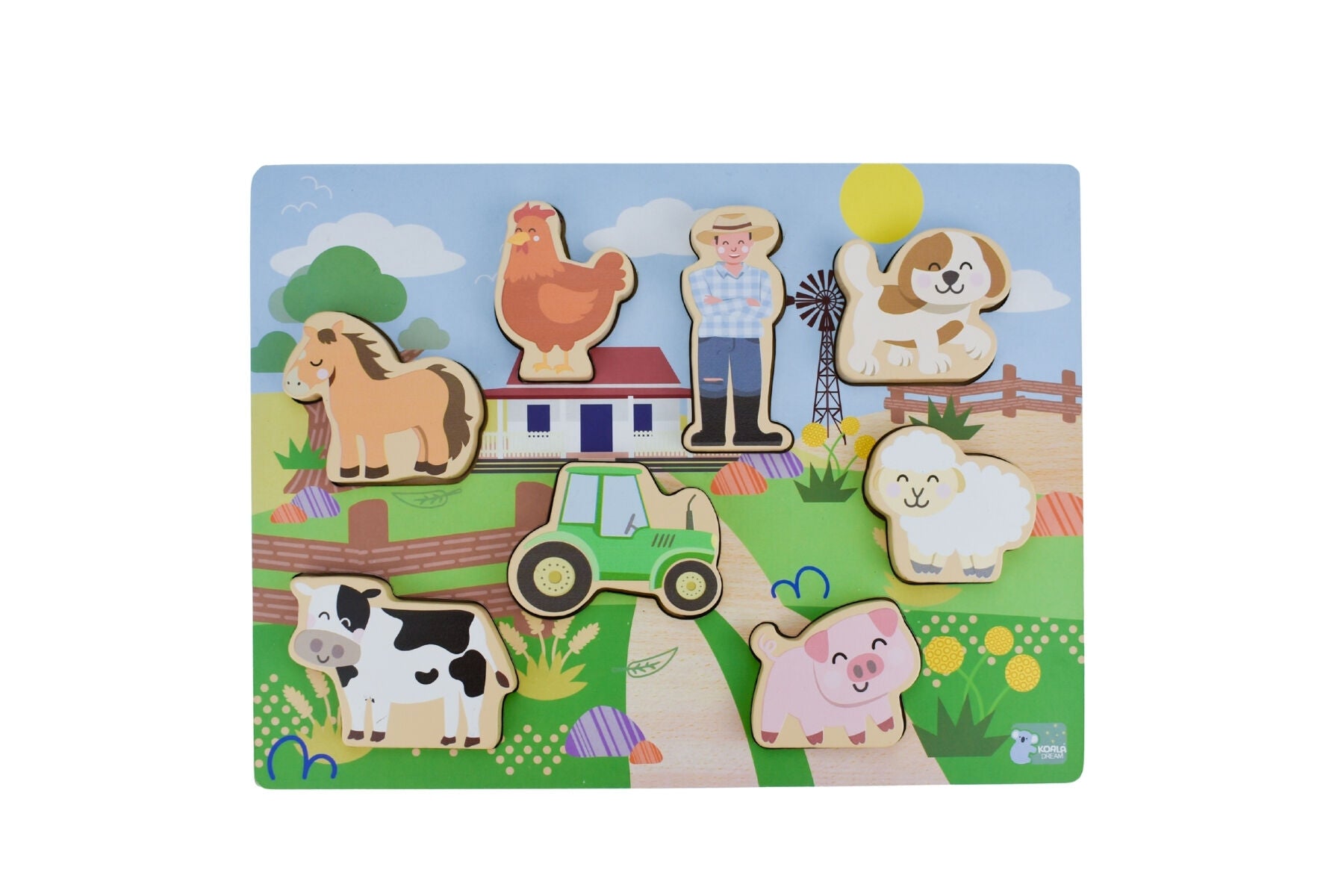 Chunky Puzzle Aussie Farm Animal - Koala Dream