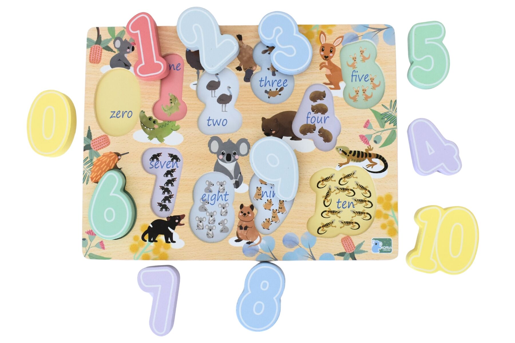 Numbers 1 - 10 Chunky Puzzle Bush Buddies - Eleganter