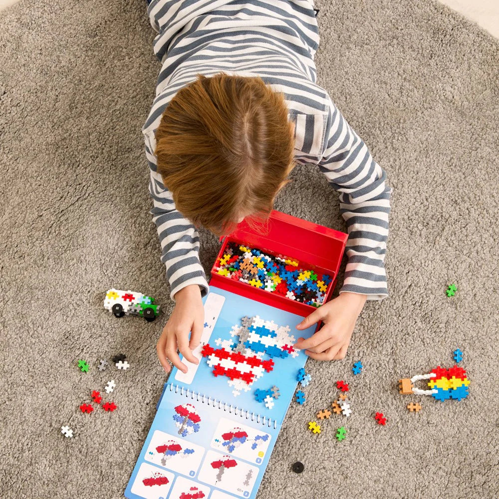 Activity Pad Puzzle by Number Transportation - Plus Plus