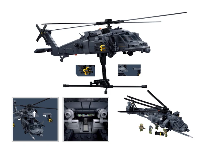 HH-60G-S Pave Hawk Scale 1:35 771 Pcs Sluban - Belta Brands
