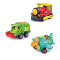 Recycling Truck Steam Train & Plane - Hola