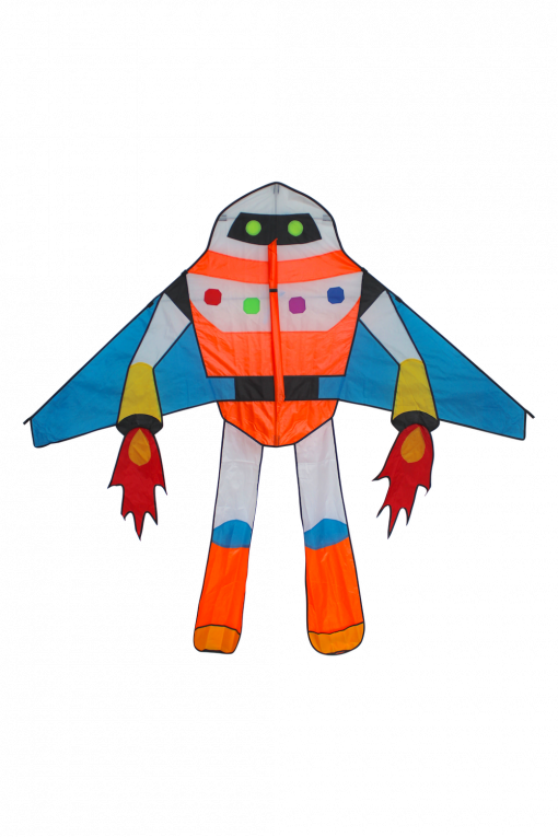 Single Line Robot Kite - High as a Kite