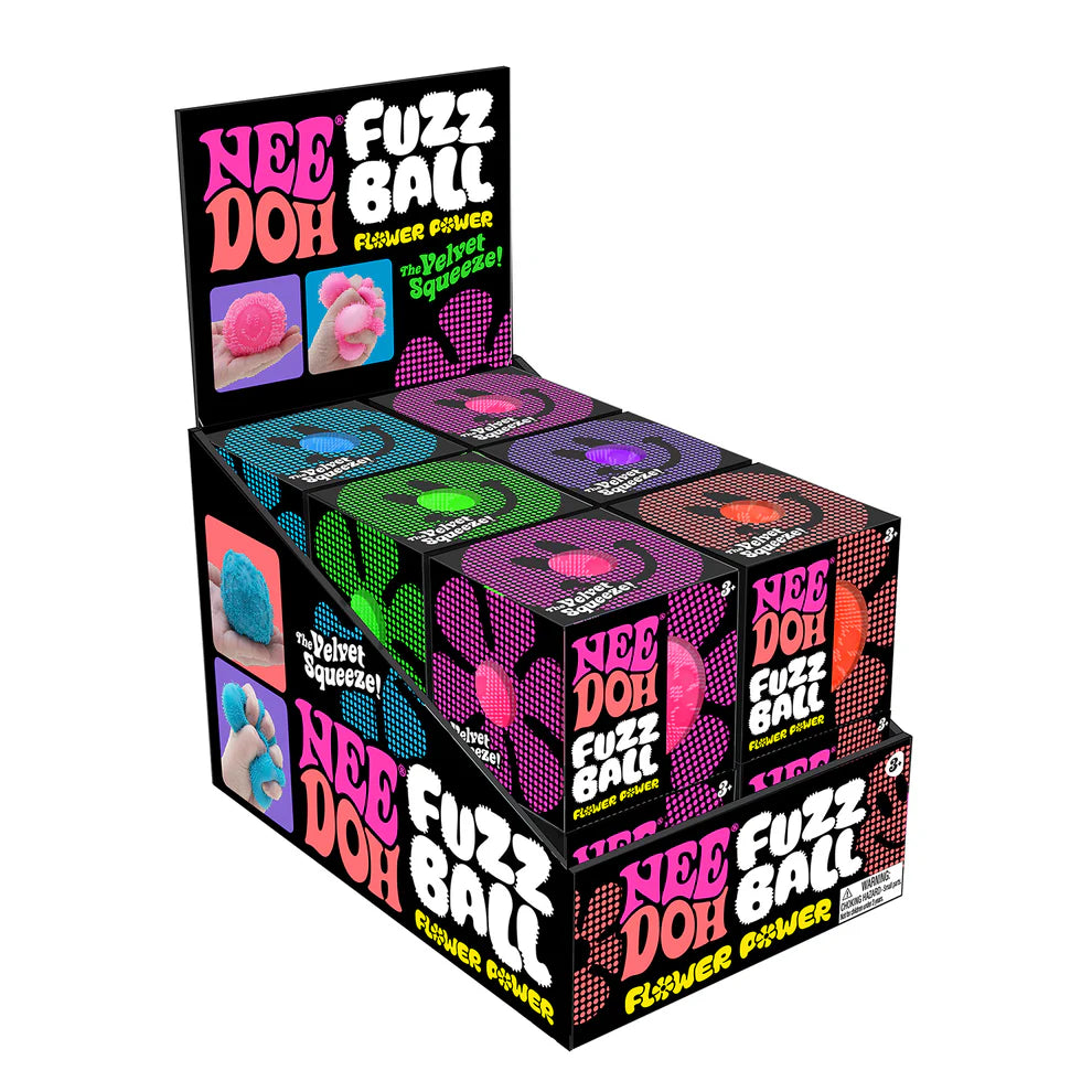 Fuzz Ball Flower Power Nee Doh - Schylling