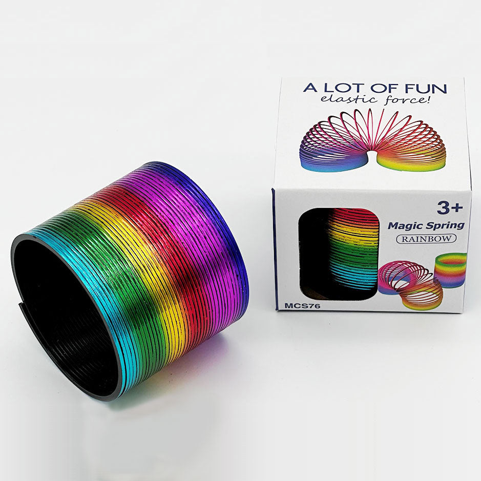 Laser Metallic Spring Boxed Rainbow - Jack in the Box