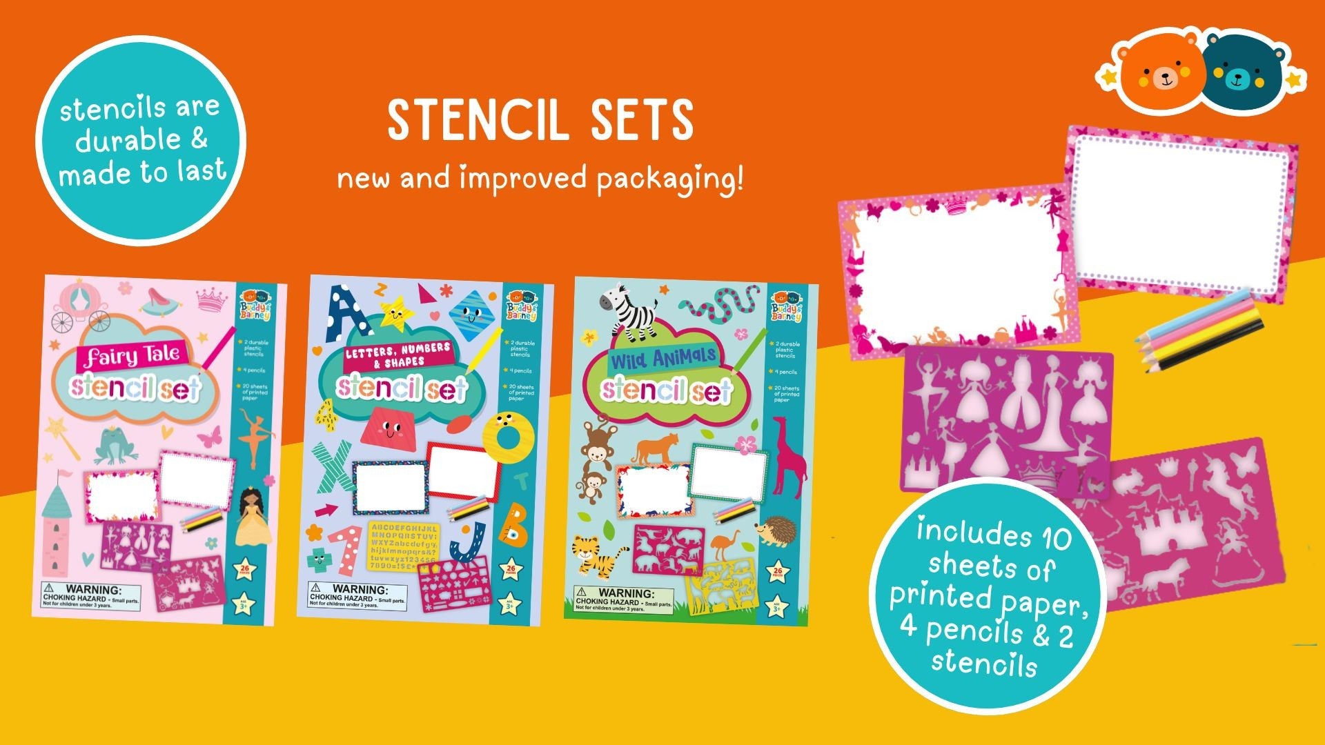 Stencils & Pencils Wallet Fairy Tale - Mishmashed