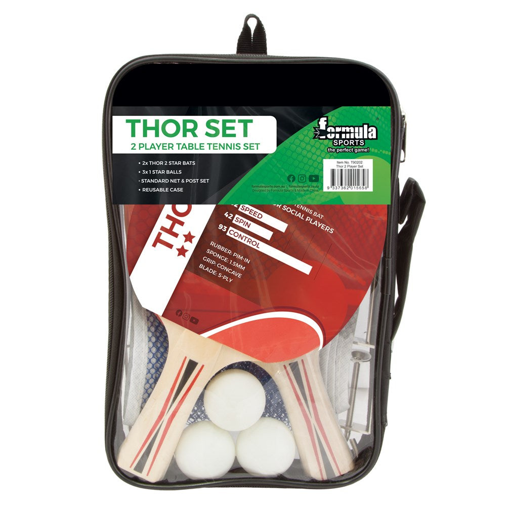 Table Tennis Set 2 Player THOR Set - Formula Sports & Games