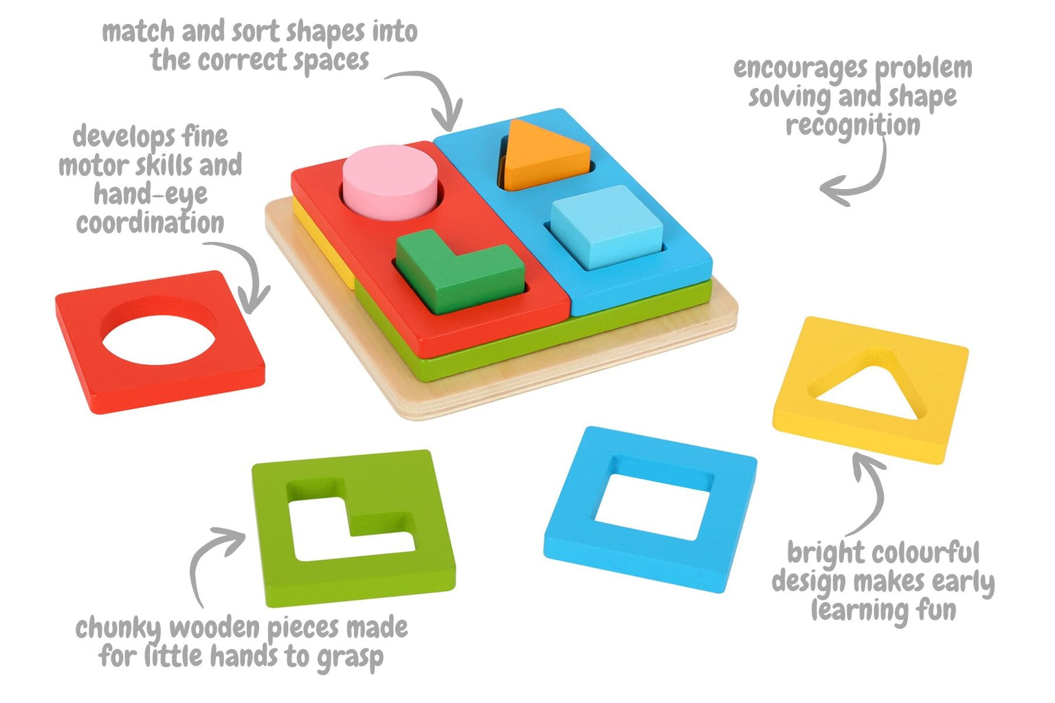 Multi Shape Sorter Tooky Toy - Eleganter