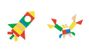 100pcs Wooden Block Set Tooky Toy - Eleganter