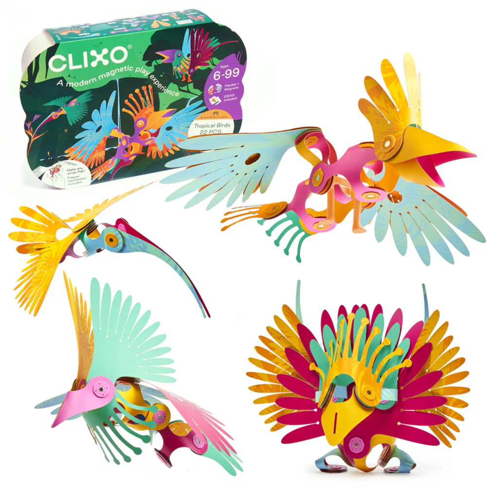 Tropical Birds 22pcs - Clixo