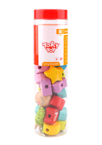 Lacing Caterpillar Tooky Toy - Eleganter