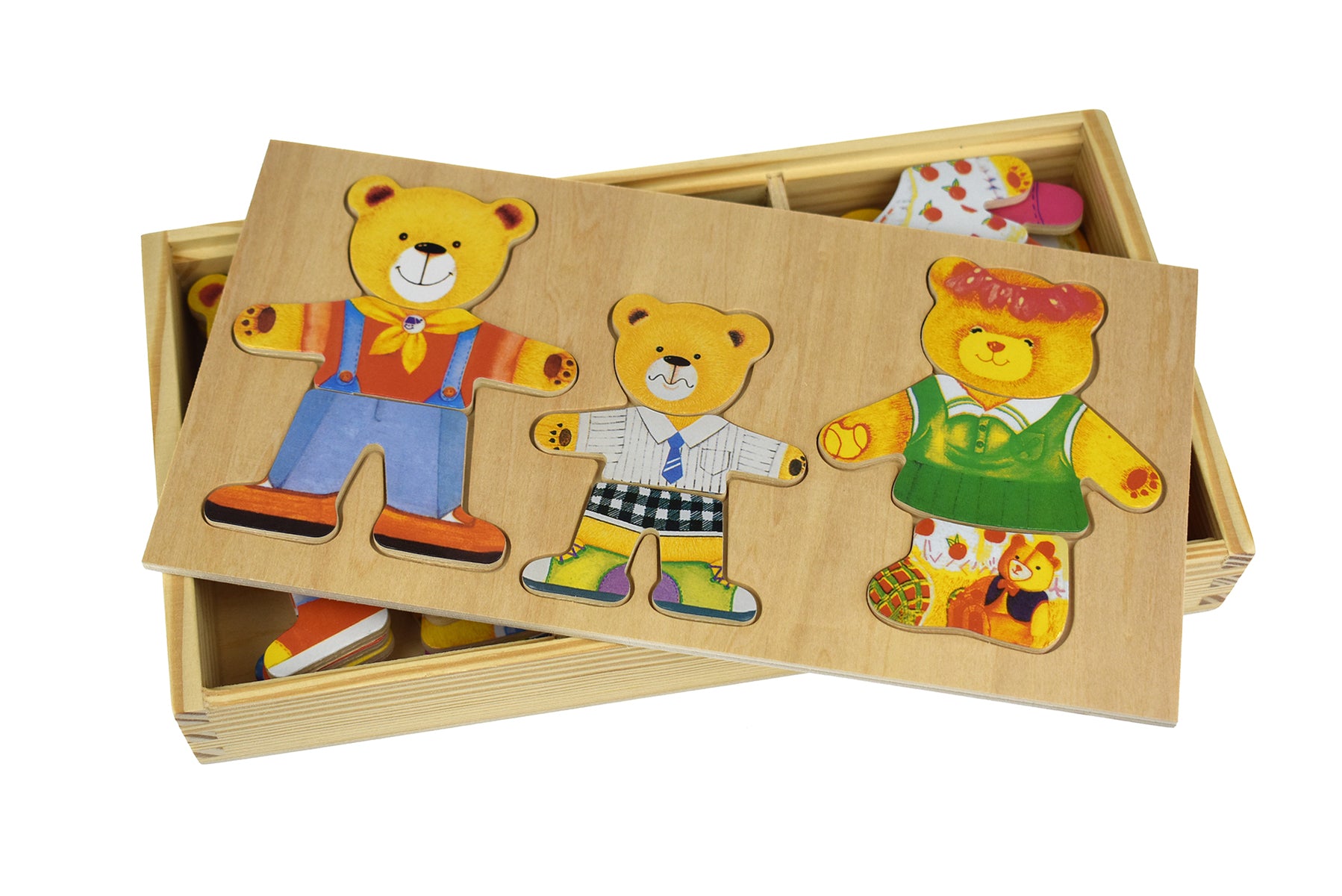 Dressing Bear Family Puzzle