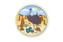 Wooden 9pc Puzzle Australian Animals Emu - Eleganter Aust.