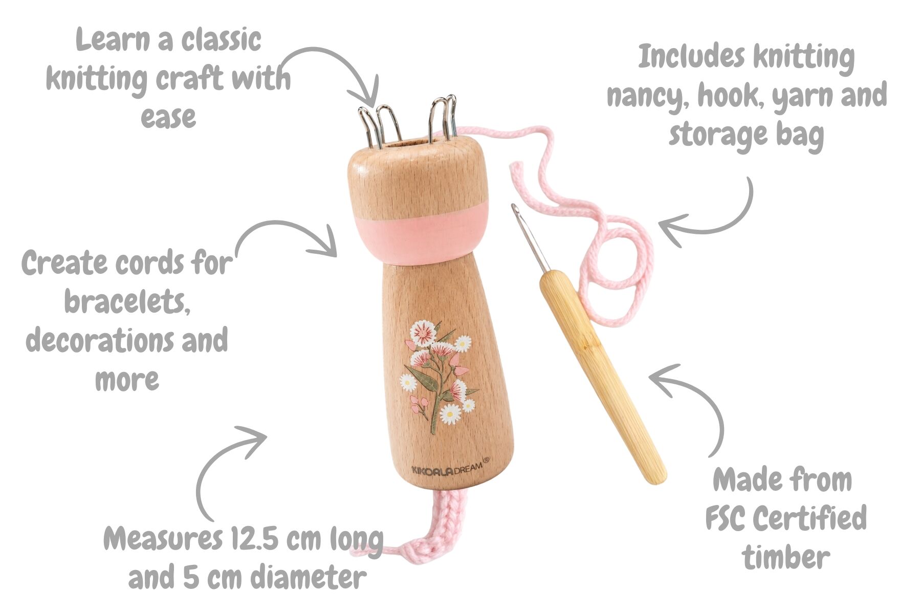 Australian Knitting Nancy Craft Kit - Eleganter