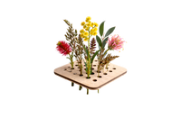 Nature Weaving Shapes Create w/ Flowers & Leaves - Eleganter