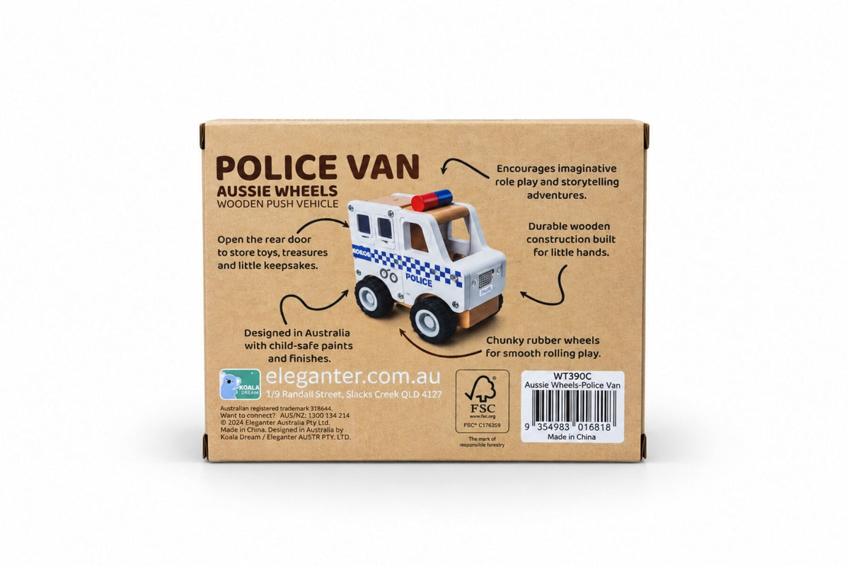 Aussie Wheels Police Van - Eleganter
