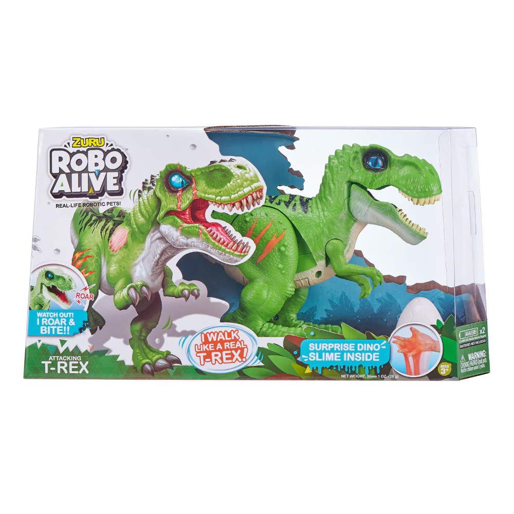 ZURU Robo Alive Robotic T-Rex with Slime - All Brands