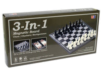 Chess/checkers 3-In-1 Magnetic & Folding - U3