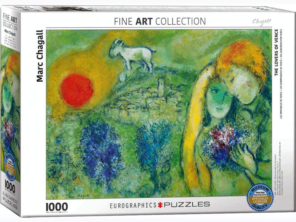 Marc Chagall Lovers of Venice 1000pcs Puzzle - Eurographics