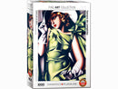 De Lempicka Young Girl in Green 1000pc Puzzle - Eurographics