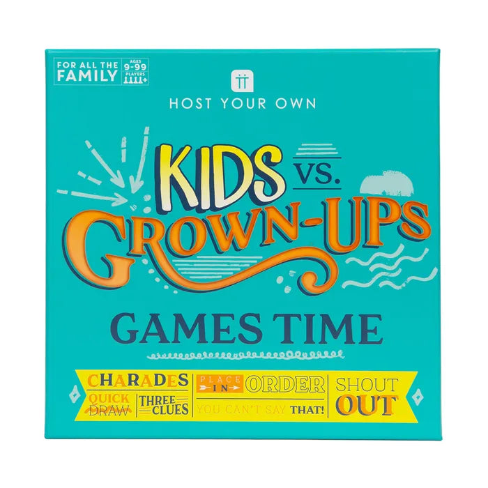 Kids vs Grown-Ups Games Time - Talking Tables