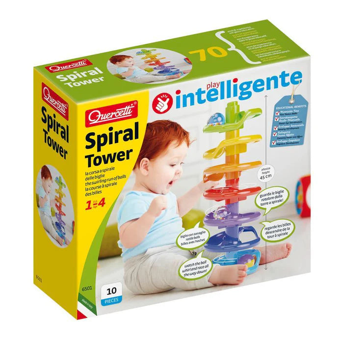 Spiral Tower 9pcs - Quercetti