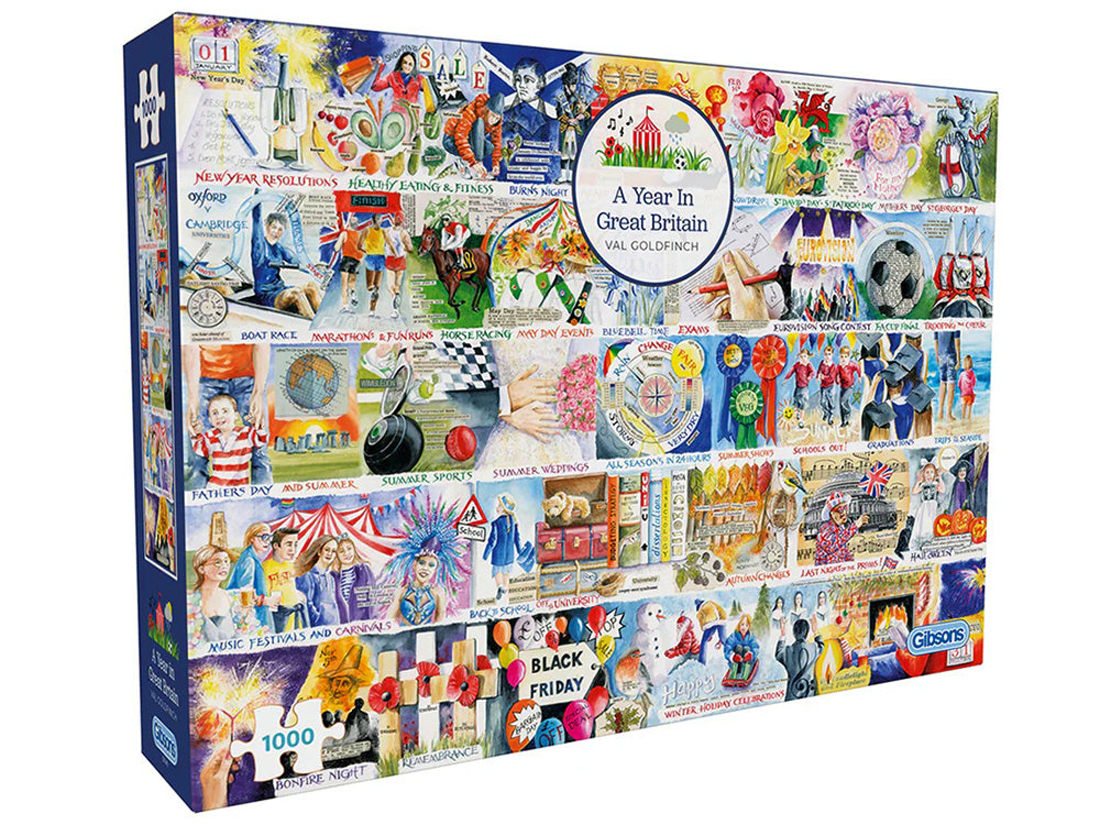 A Year in Great Britain 1,000pcs Puzzle