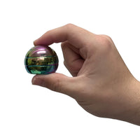 GYROSCOPE Spinning Desktop Fidget 70gm Oil Slick - Kaiko Fidgets