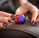 GYROSCOPE Spinning Desktop Fidget 70gm Oil Slick - Kaiko Fidgets