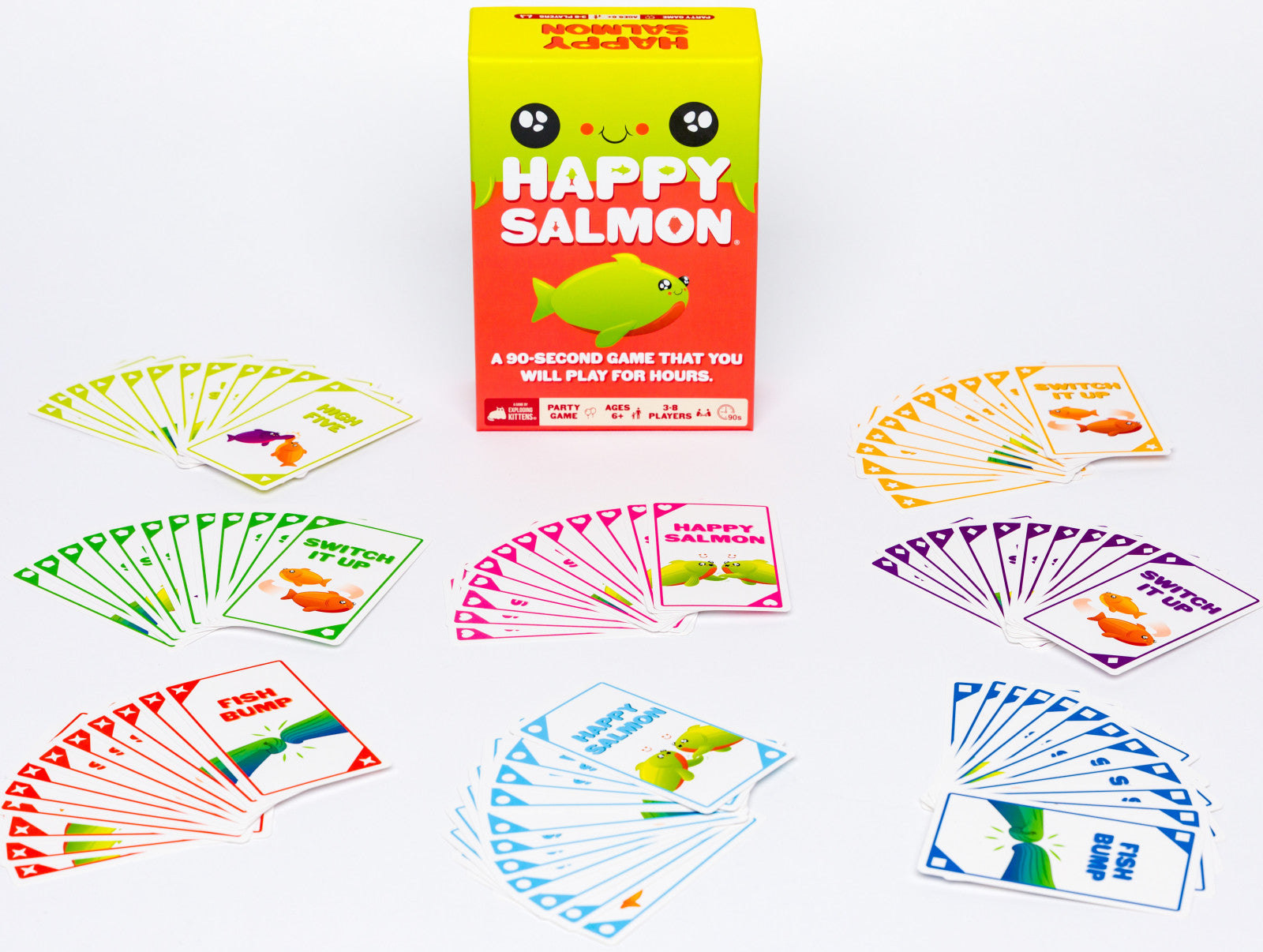 Happy Salmon card game - Exploding Kittens