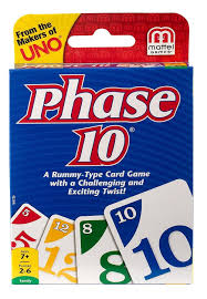 Phase 10 Card game Mattel - All Brands