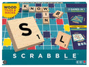 Classic Scrabble w/ Wooden Tiles Mattel Games - Lets Play Games