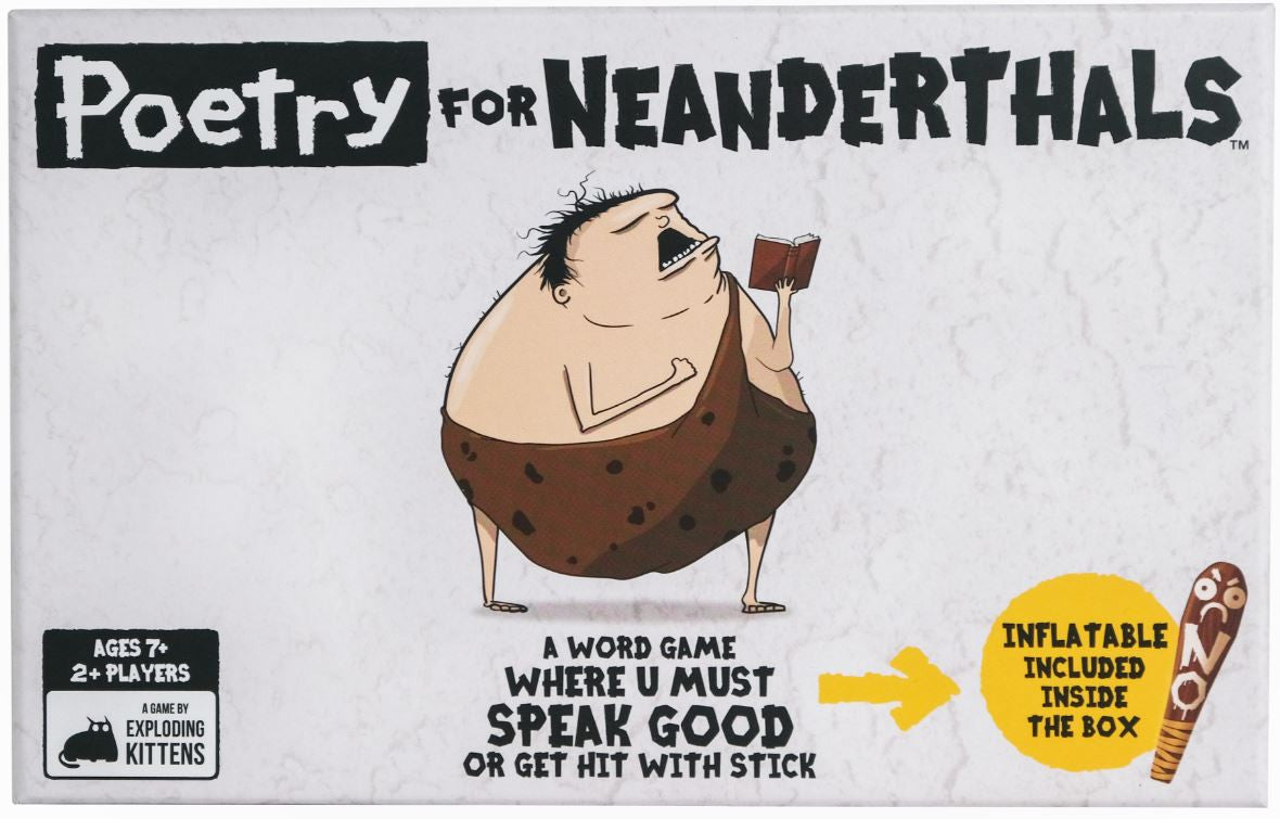 Poetry for Neanderthals card game
