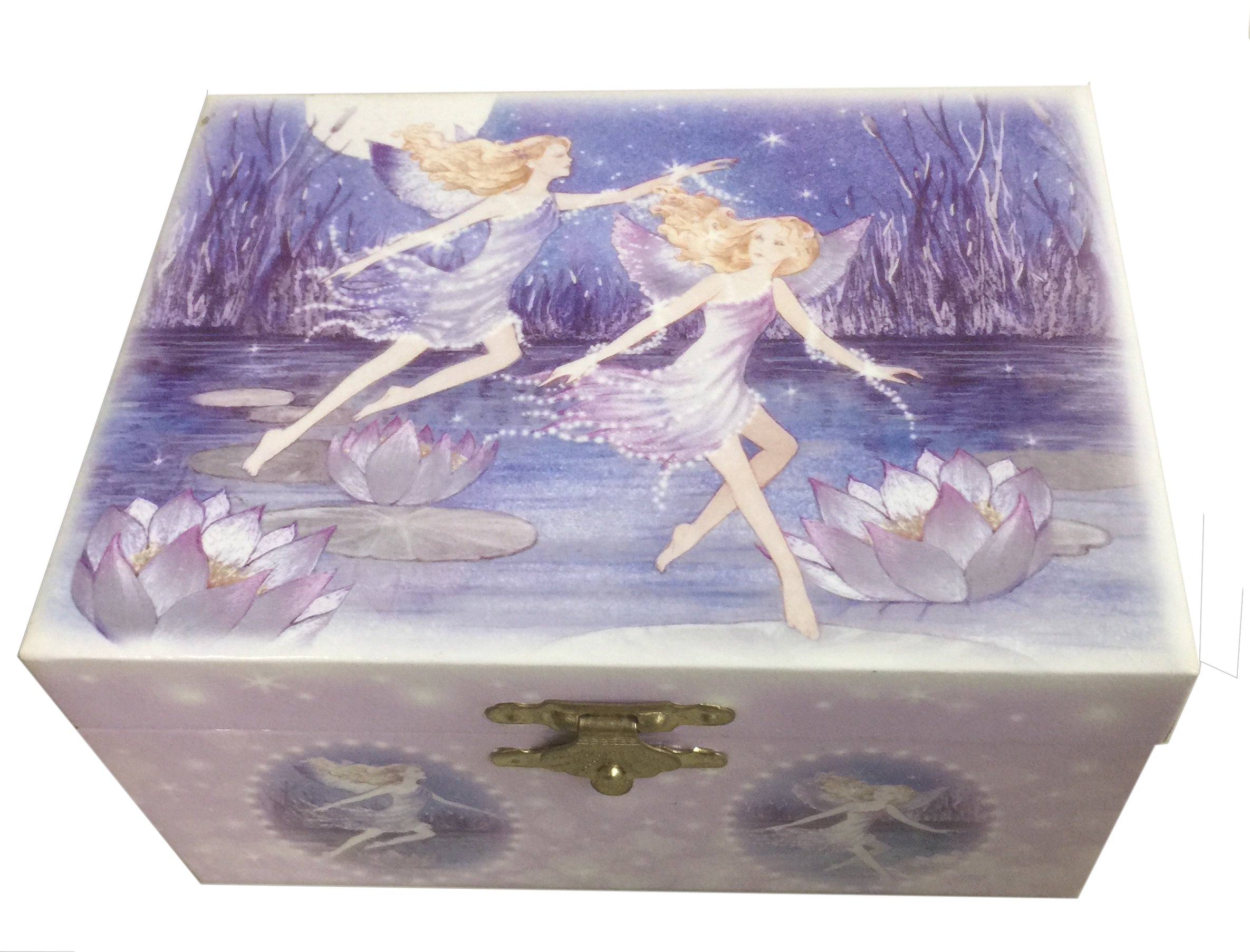 Music Jewellery Box Rectangle Fairies - Belta