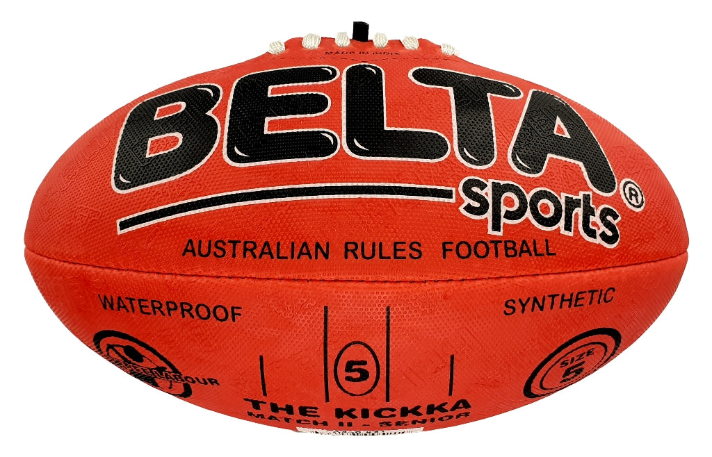 Footy Size 5 Red Synthetic Textured Rubber C50 - Belta