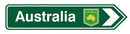 Australia Road Sign Magnet 120 X 30mm - Belta Brands