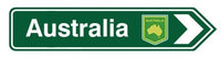 Australia Road Sign Magnet 120 X 30mm - Belta Brands