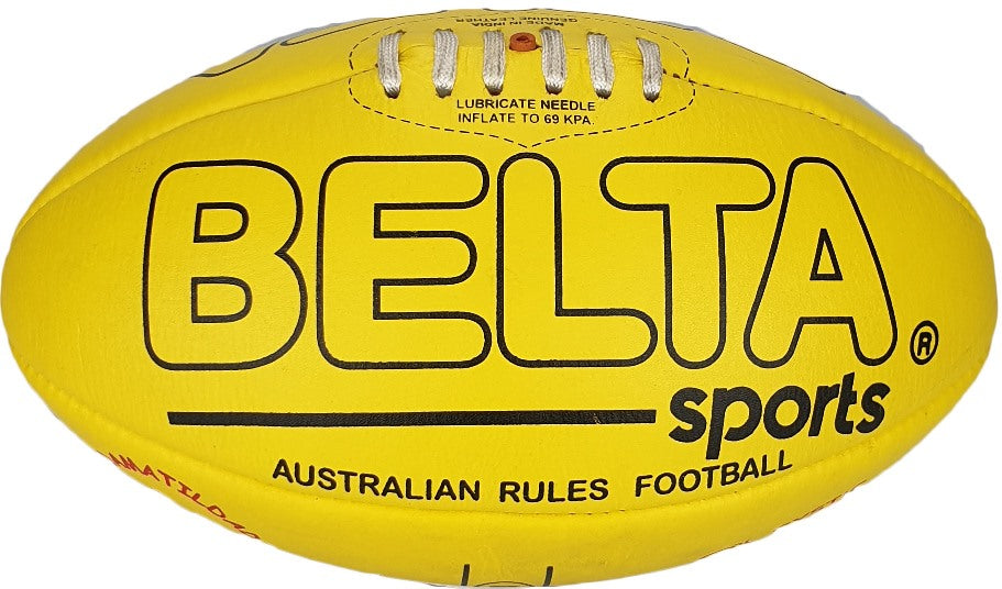 Footy AFL Soft Touch Match II Full Size Fluro Yellow - Belta