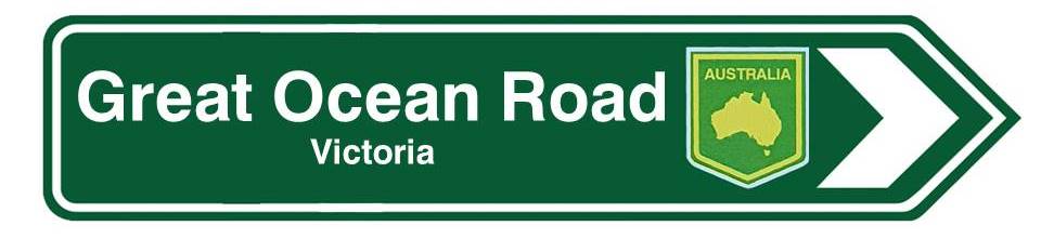 Great Ocean Road Sign Magnet 120 X 30mm - Belta Brands